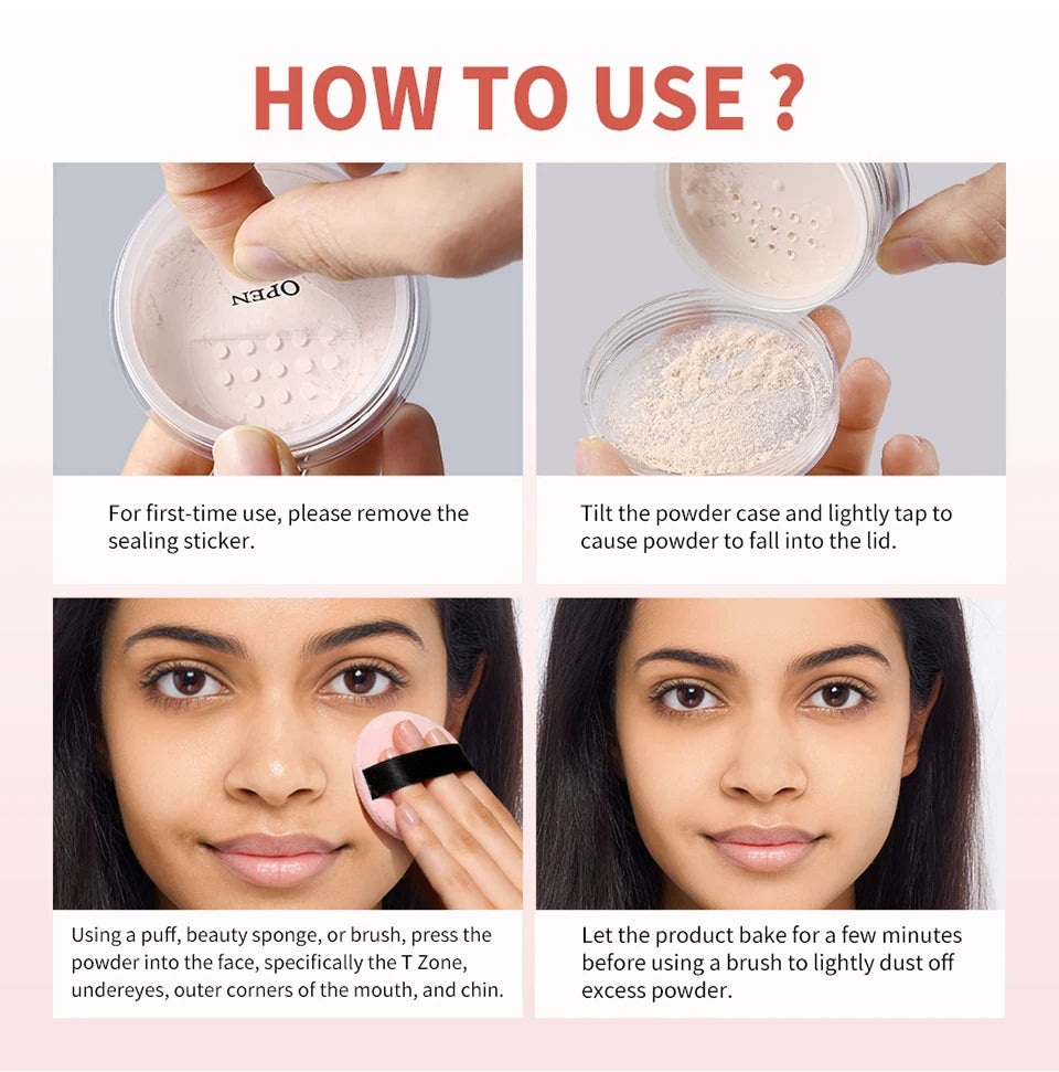 Oil-Control Matte Setting Powder for Long-Lasting Flawless Makeup - 16