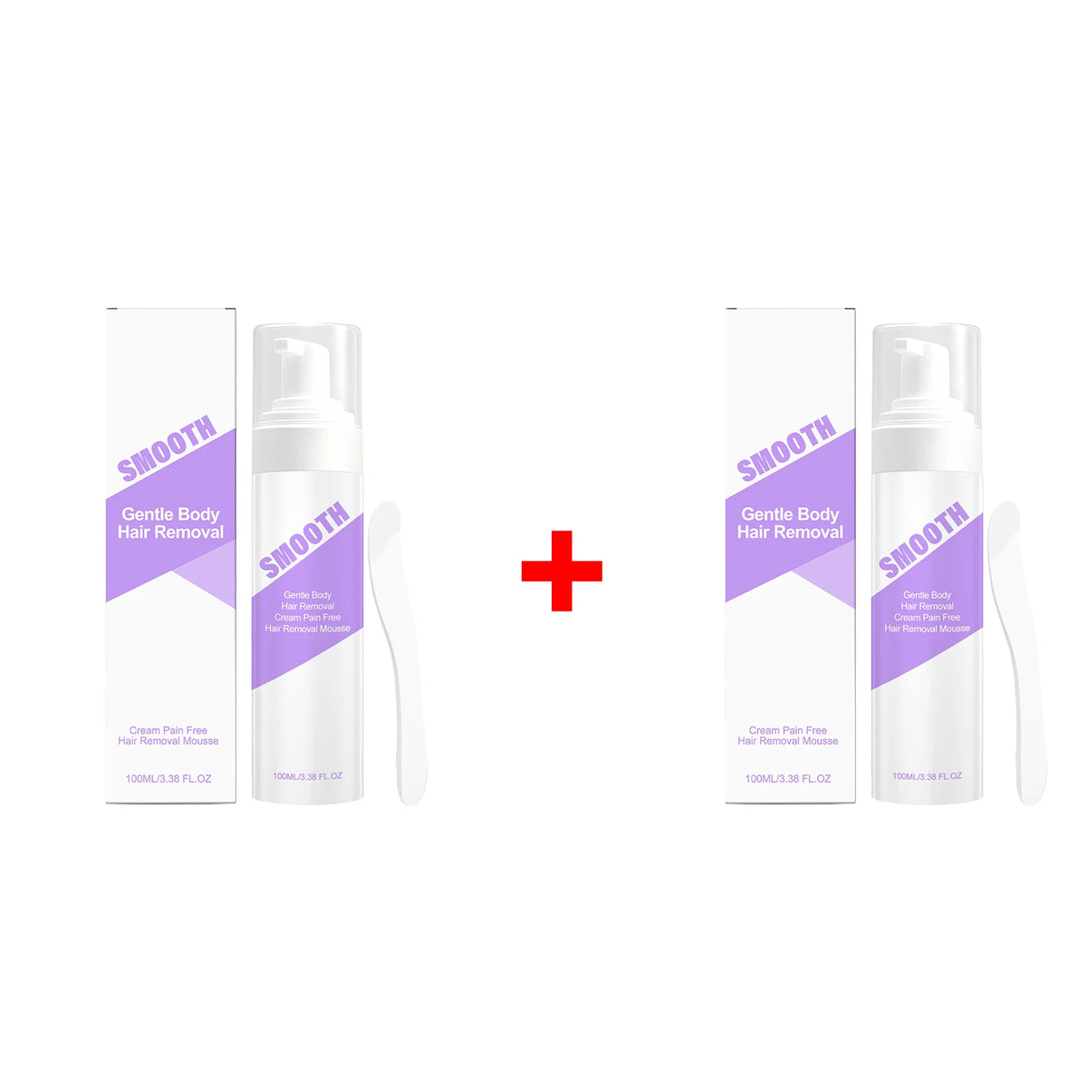 Painless Hair Removal Mousse Foam for Smooth Skin on Arms Legs and Body