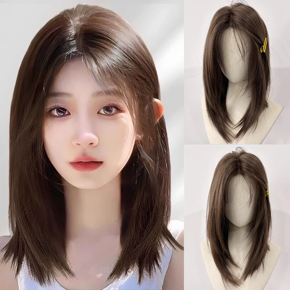Layered Ombre Wavy Wig for Cosplay and Daily Wear - 32
