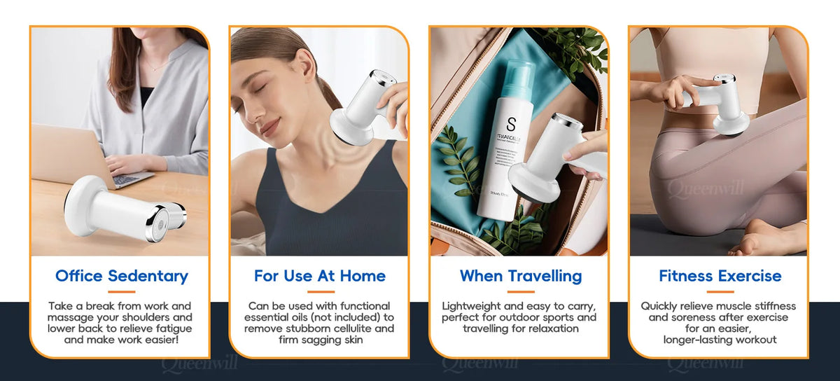 Portable Body Shaping and Deep Tissue Massage Gun for Fitness Recovery