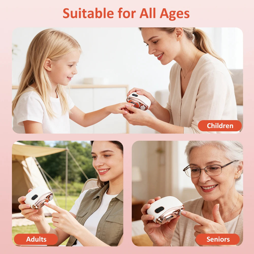 Automatic Electric Nail Trimmer and Polisher for Safe Manicure