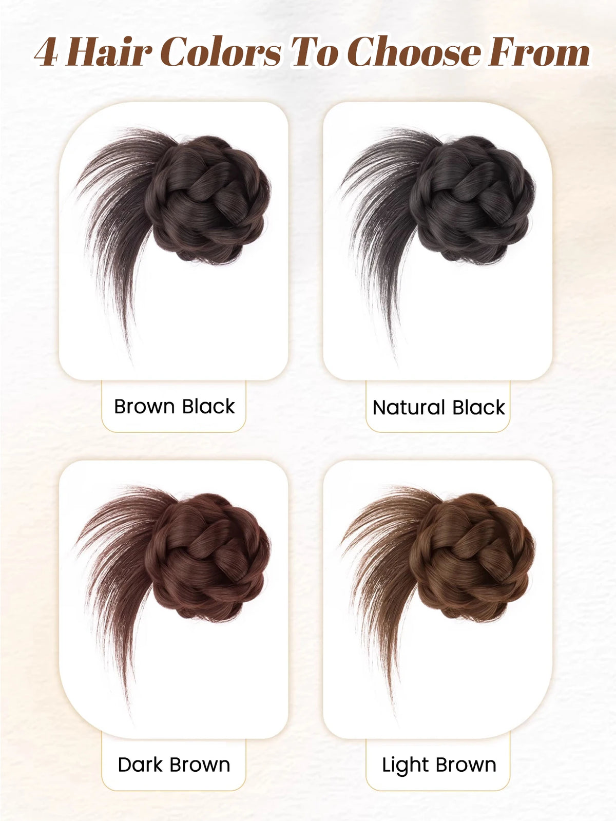 Messy Wavy Claw Clip Hair Bun for Instant Volume
