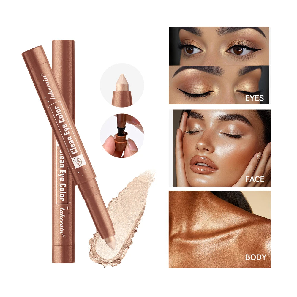 Creamy Eyeshadow Stick for Long-Lasting Shimmer and Metallic Eye Looks - 2