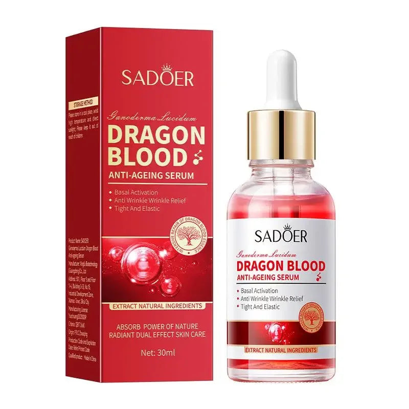 Anti-Aging Dragon Blood Facial Serum for Wrinkle Reduction and Firming