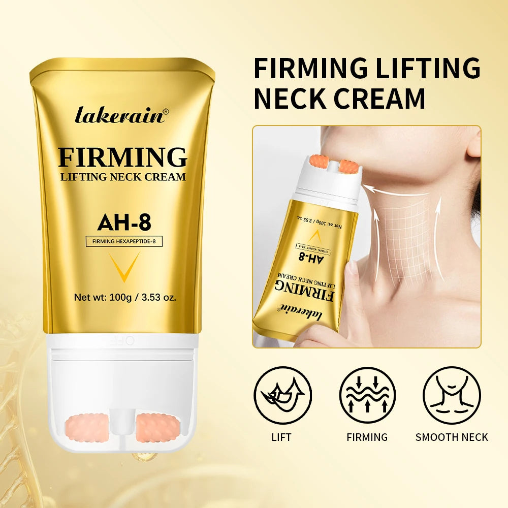 Firming and Lifting Neck Cream with Built-in Roller for Smooth Skin - 2