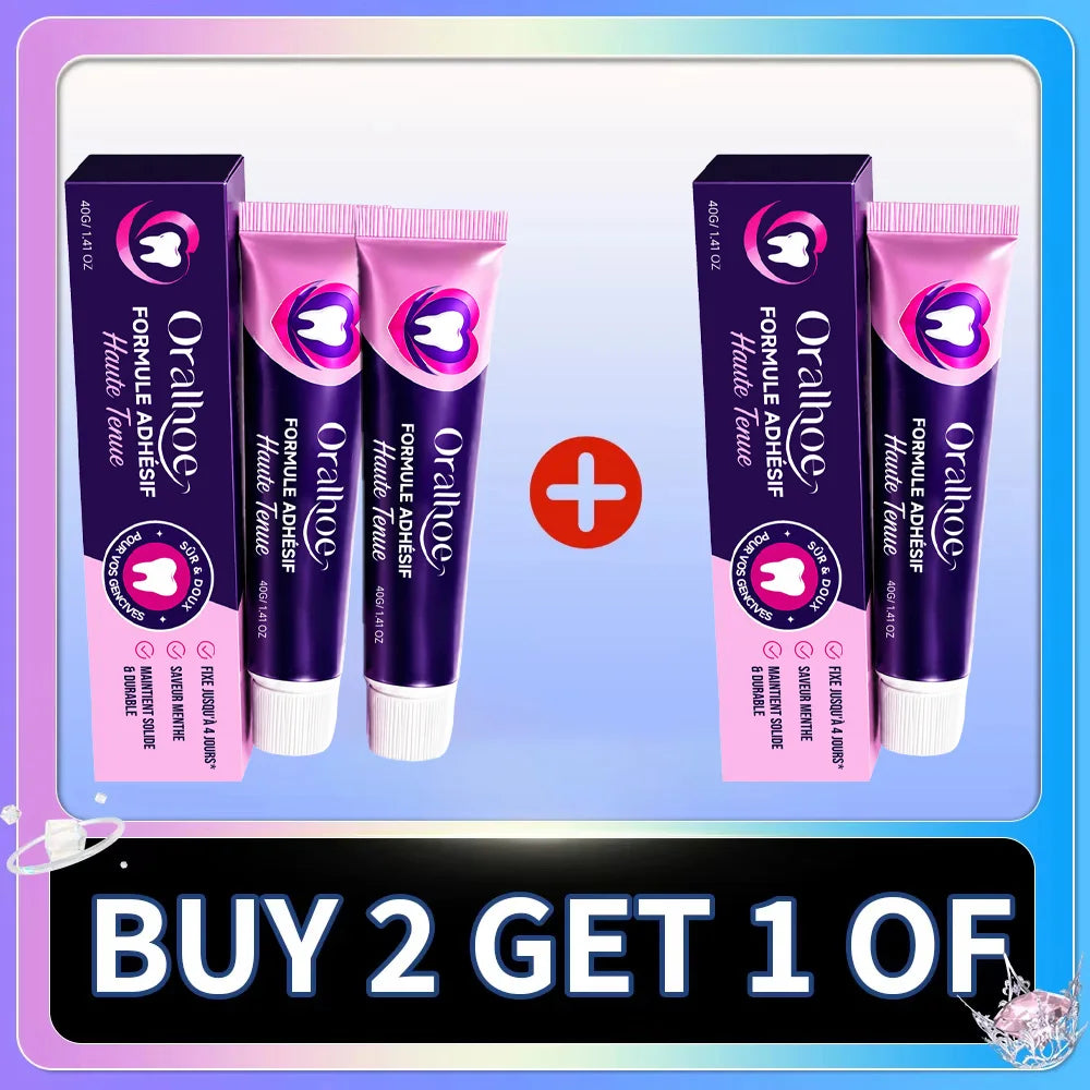 Soft Silicone Denture Reline Cushion and Stabilizing Adhesive Gel - 12