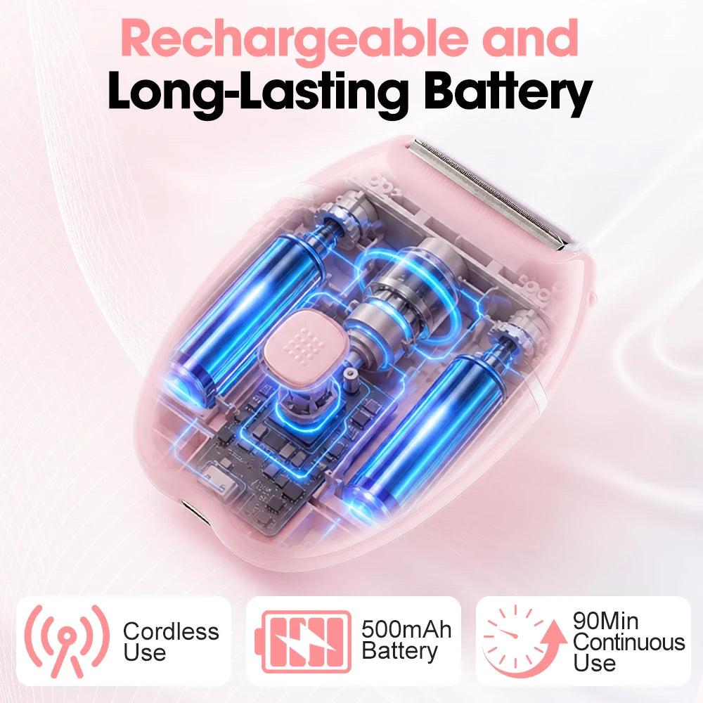 Electric Foil Shaver for Women for Smooth Body and Bikini Hair Removal