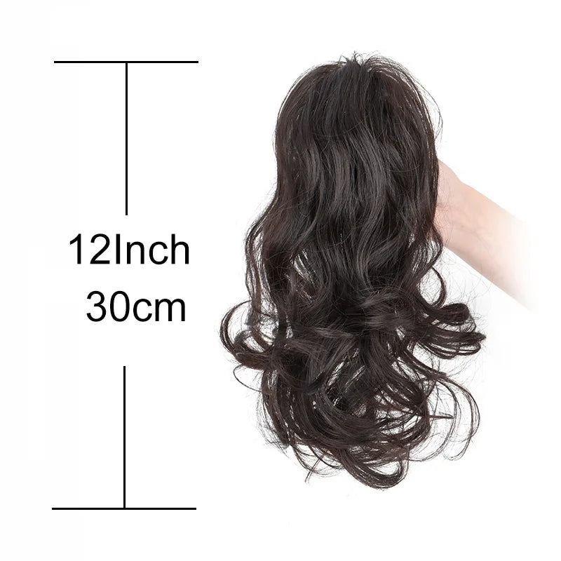 12-Inch Curly Claw Clip Ponytail Extension - 3