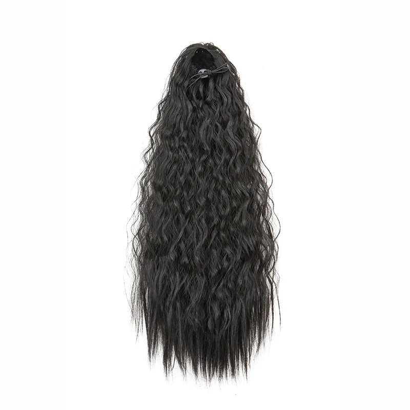 22-Inch Curly Drawstring Ponytail Hair Extension