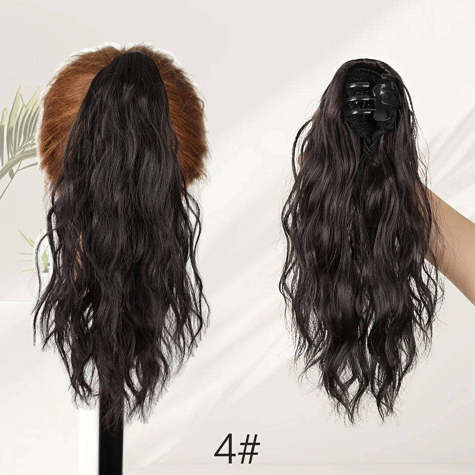Wavy Claw Clip Ponytail Hair Extension for Daily Wear