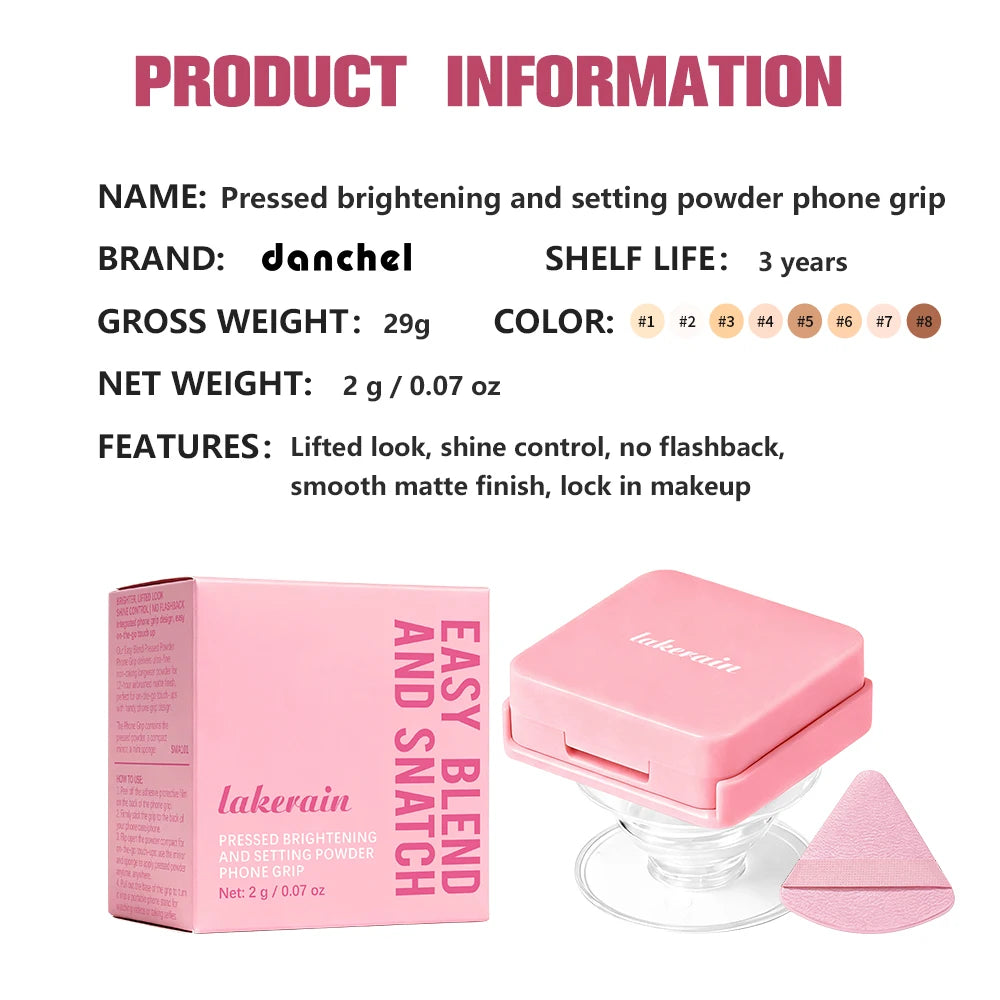 Matte Foundation Stick and Setting Powder Makeup Set for Flawless Skin - 29