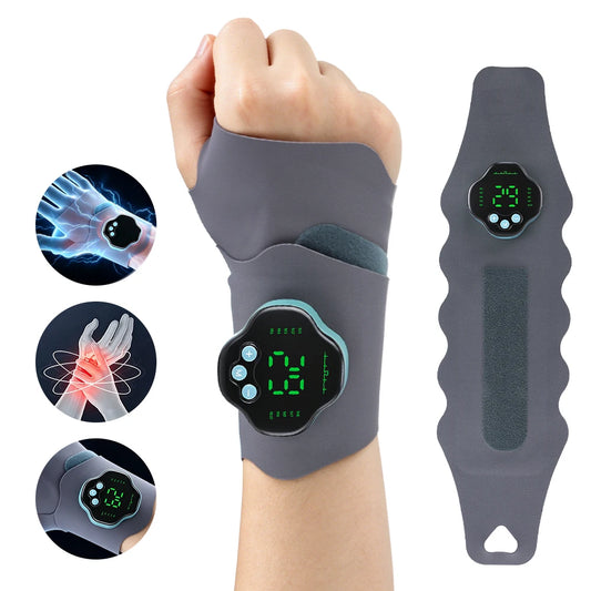 Electric Microcurrent Wrist Massager for Carpal Tunnel and Muscle Relief