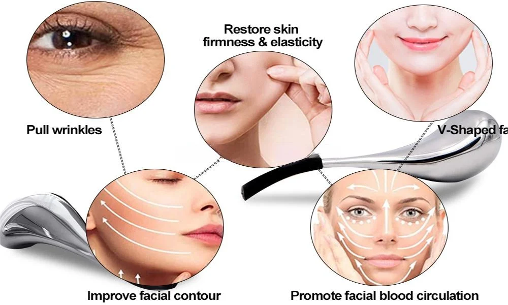 Stainless Steel Cooling Facial Globes for Puffy Eyes and Pore Tightening