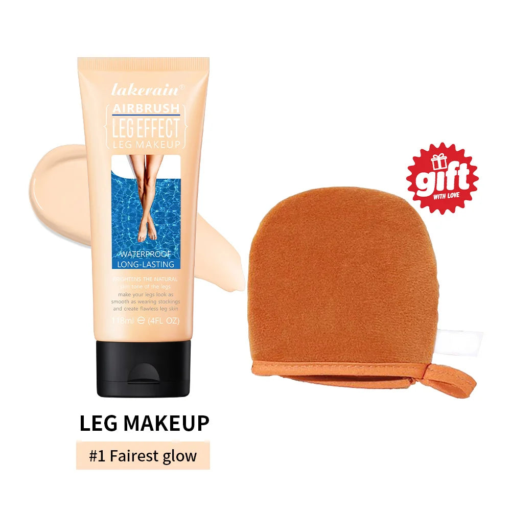 Waterproof Body Foundation and Leg Makeup Perfector with Application Glove - 20