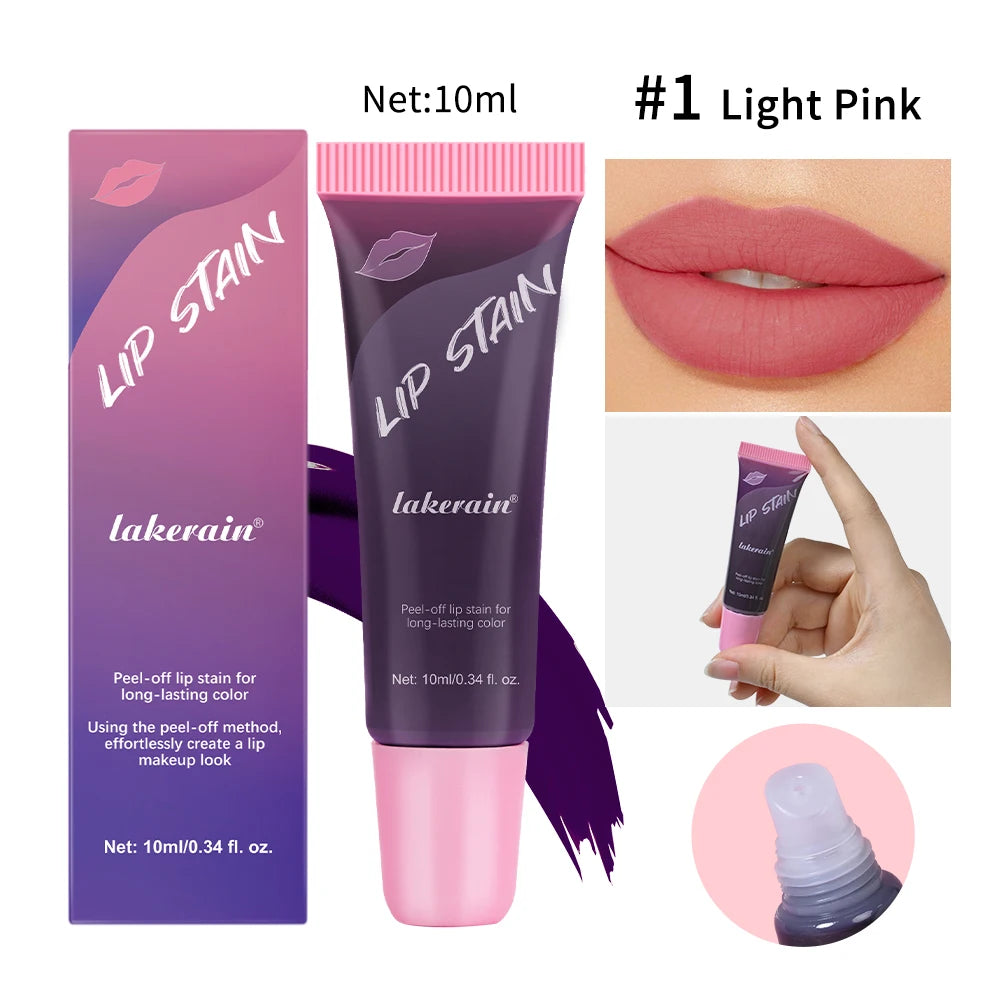 Waterproof Peel-Off Lip Stain for Long-Lasting Natural Color - 19