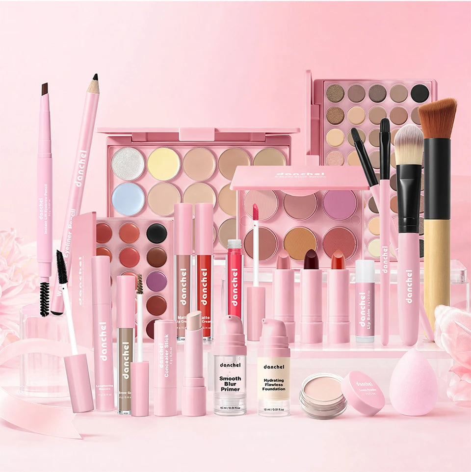 All-in-One Professional Makeup Kit with Full Cosmetic Essentials - 20