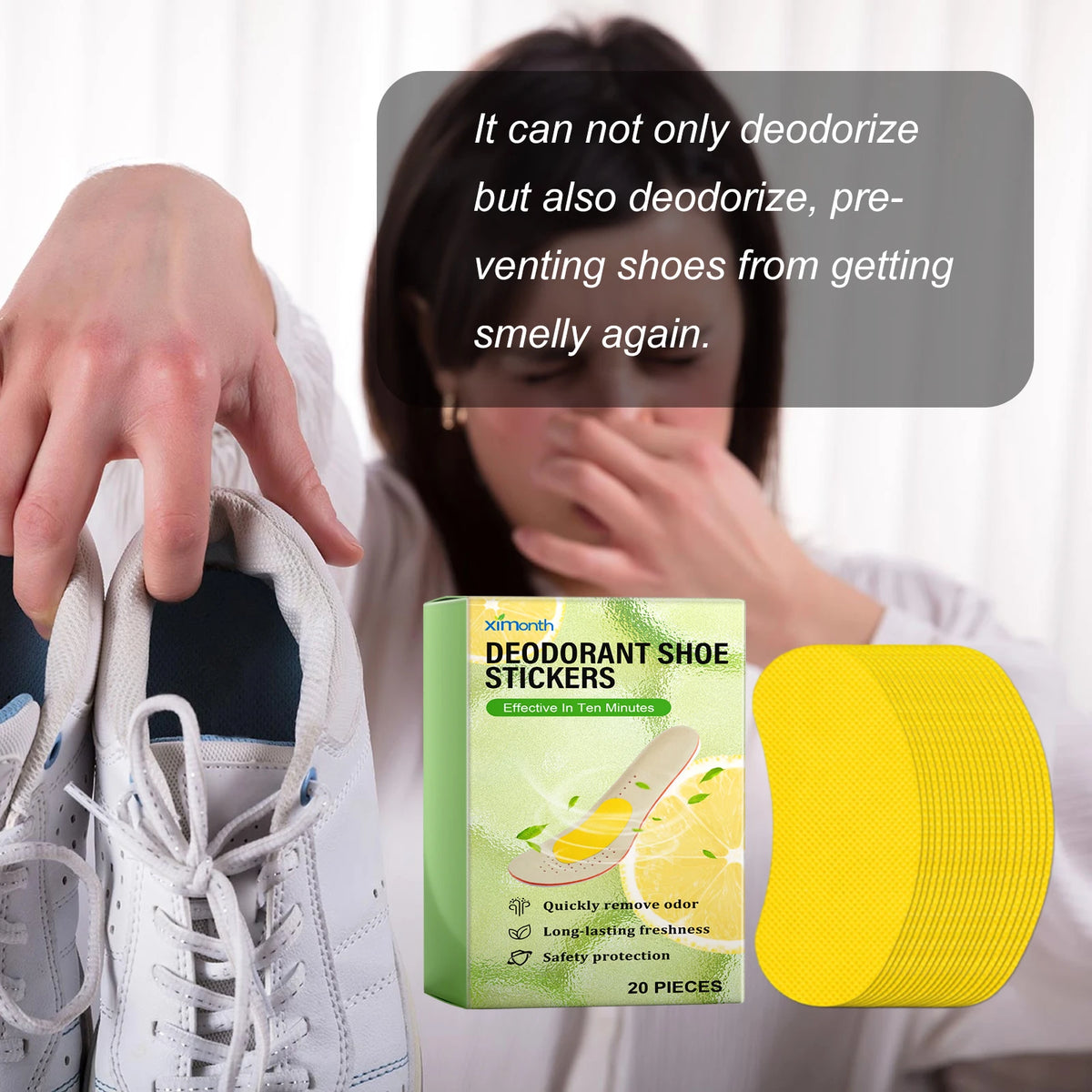 Deodorant Shoe Odor Removal Patches for Daily Freshness