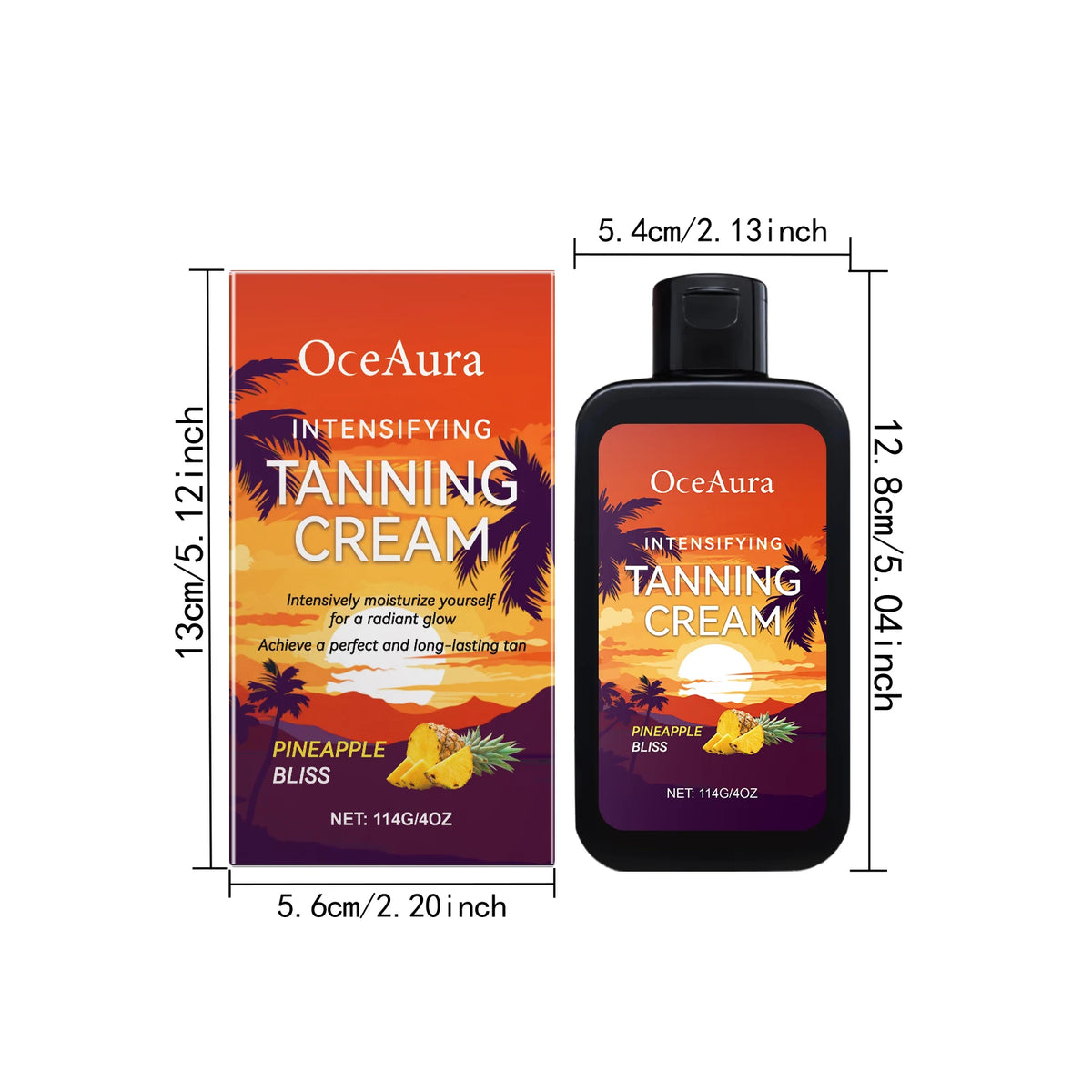 Intensifying Skin Tanning Accelerator Cream for Radiant Sun-Kissed Glow