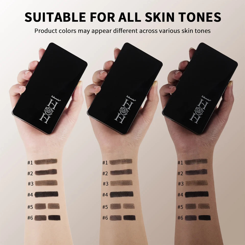 Waterproof Hairline Shadow and Root Cover Up Powder Palette - 14