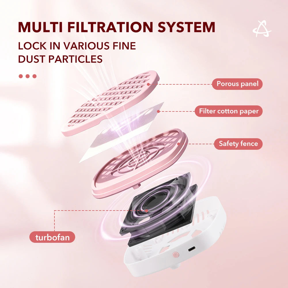 Powerful Portable Nail Dust Collector for Professional Salon Manicures