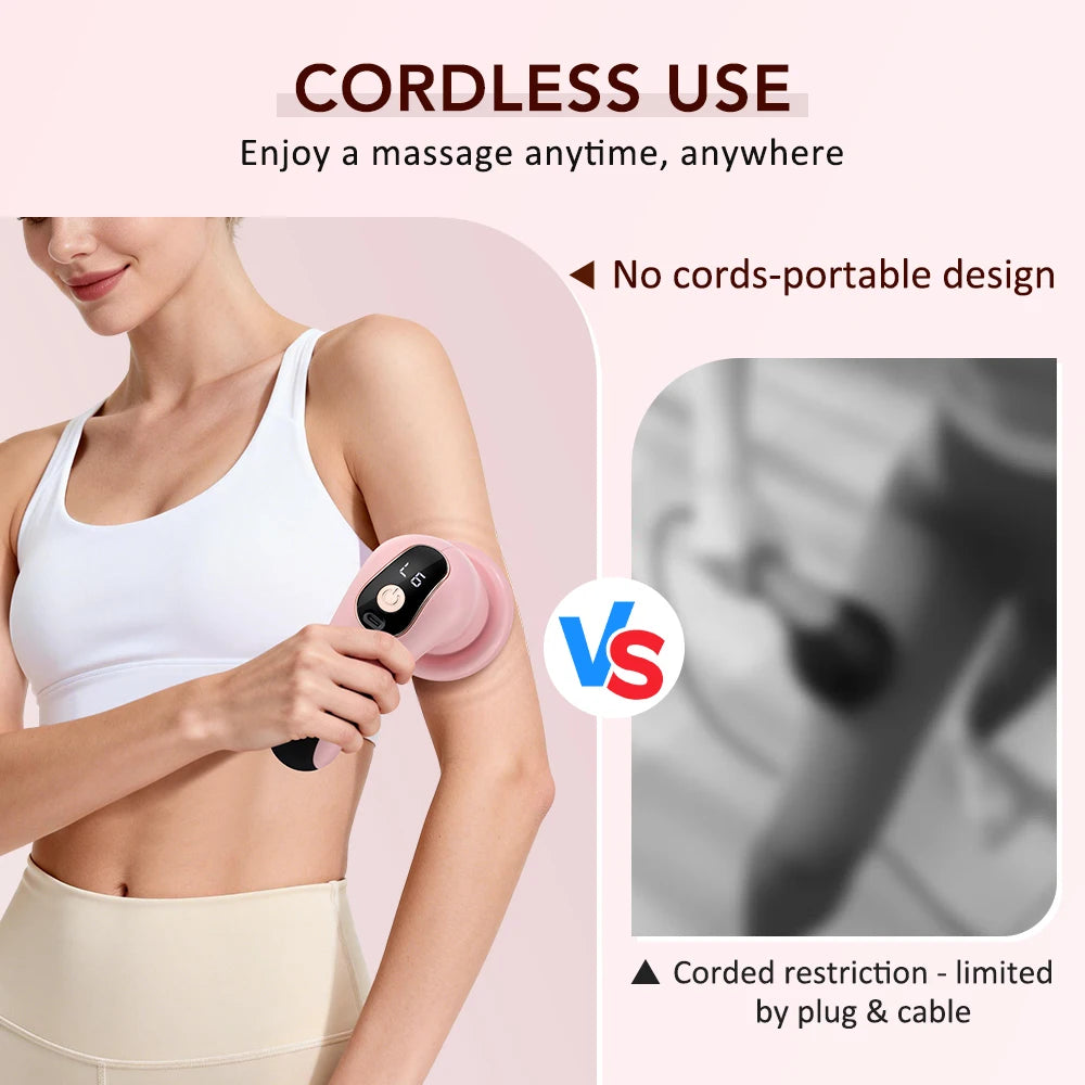 Electric Handheld Body Sculpting Massager for Cellulite and Fat Reduction