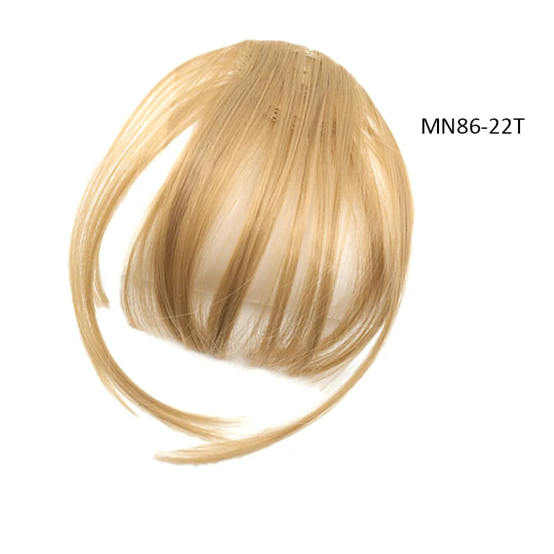 Clip-In Synthetic Wispy Bangs Hair Extension with Temples