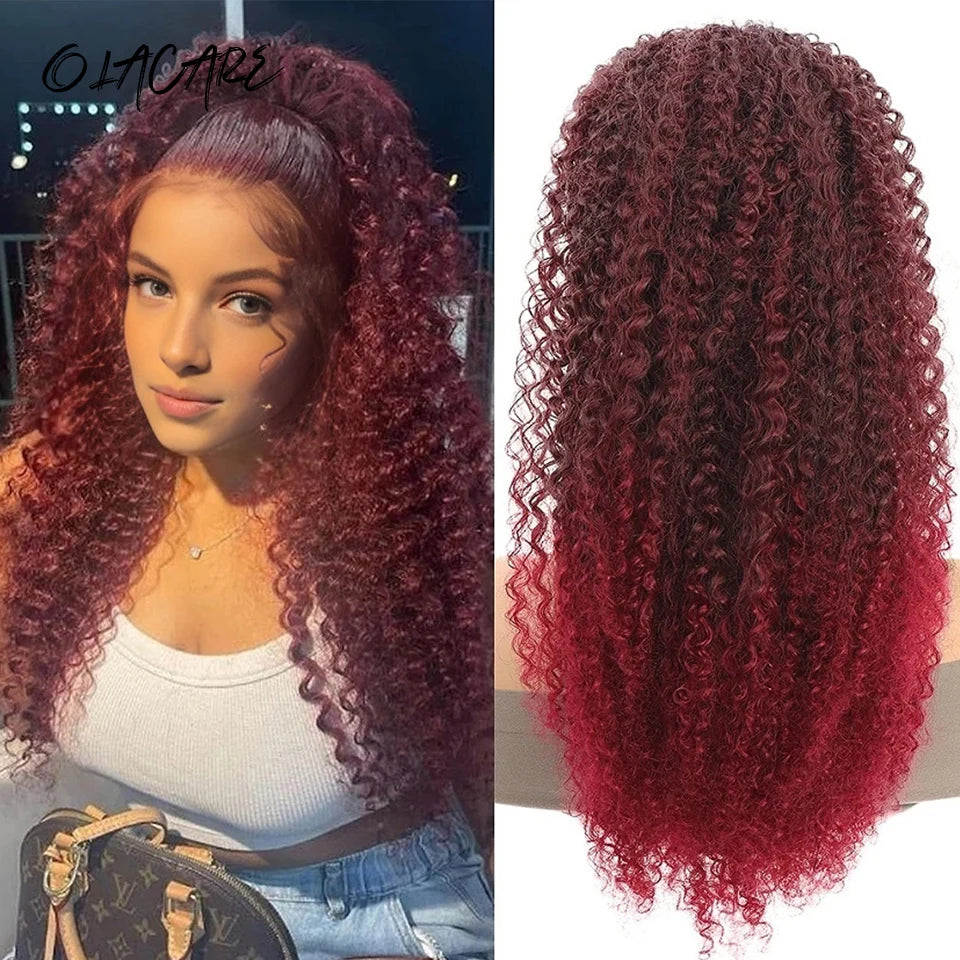 Afro Kinky Curly Drawstring Ponytail Extension