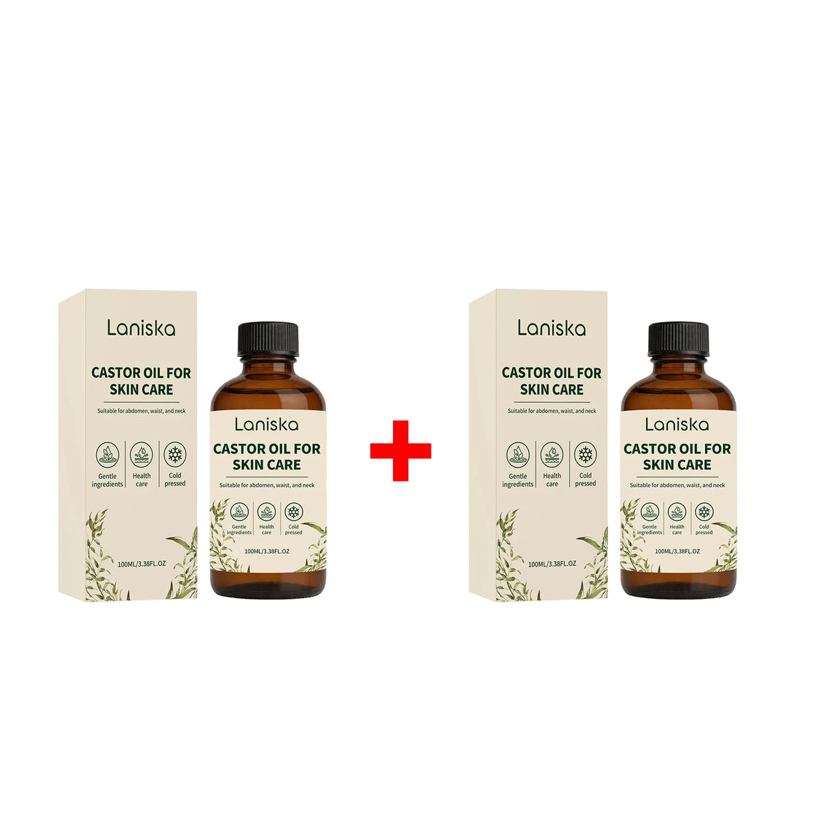 Cold Pressed Castor Oil for Skin Hydration and Body Massage