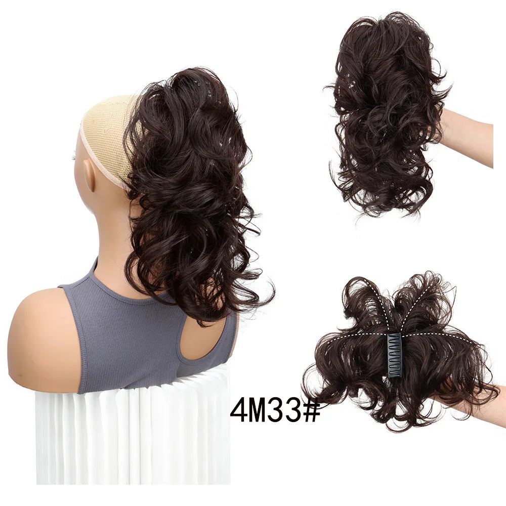 Curly Claw Clip Ponytail Extension for Instant Volume and Hairstyle