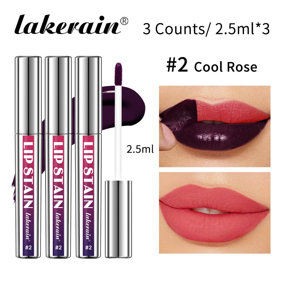 Long-Lasting Waterproof Peel Off Lip Stain Set - 24