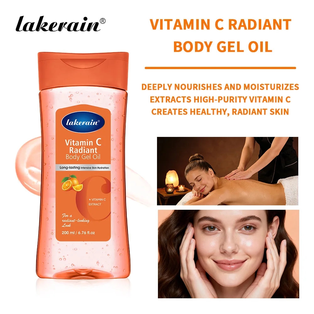 Radiant Nourishing Body Gel Oil for Soft Glowing Skin