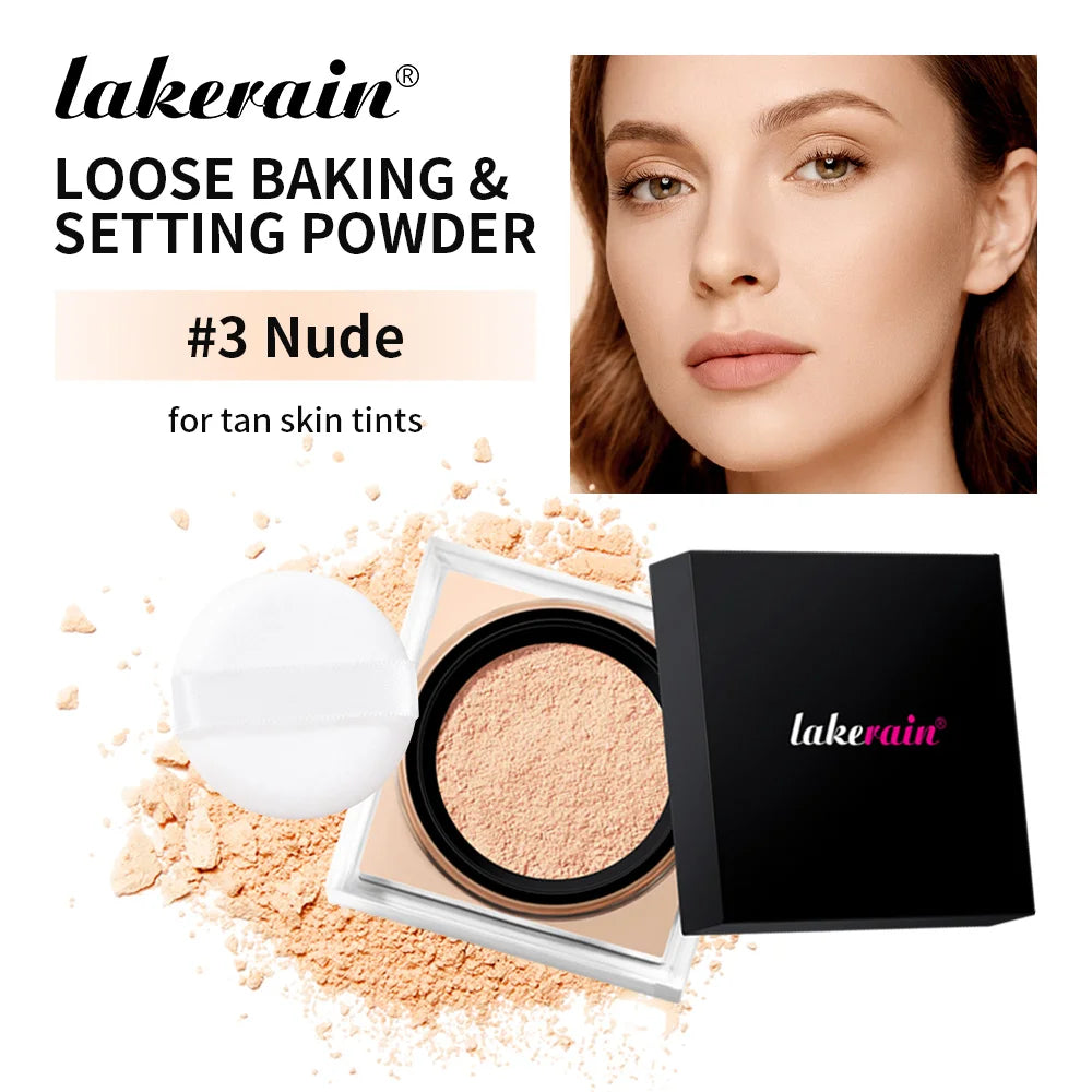 Matte Finishing Loose Powder for Oil Control and Flawless Makeup