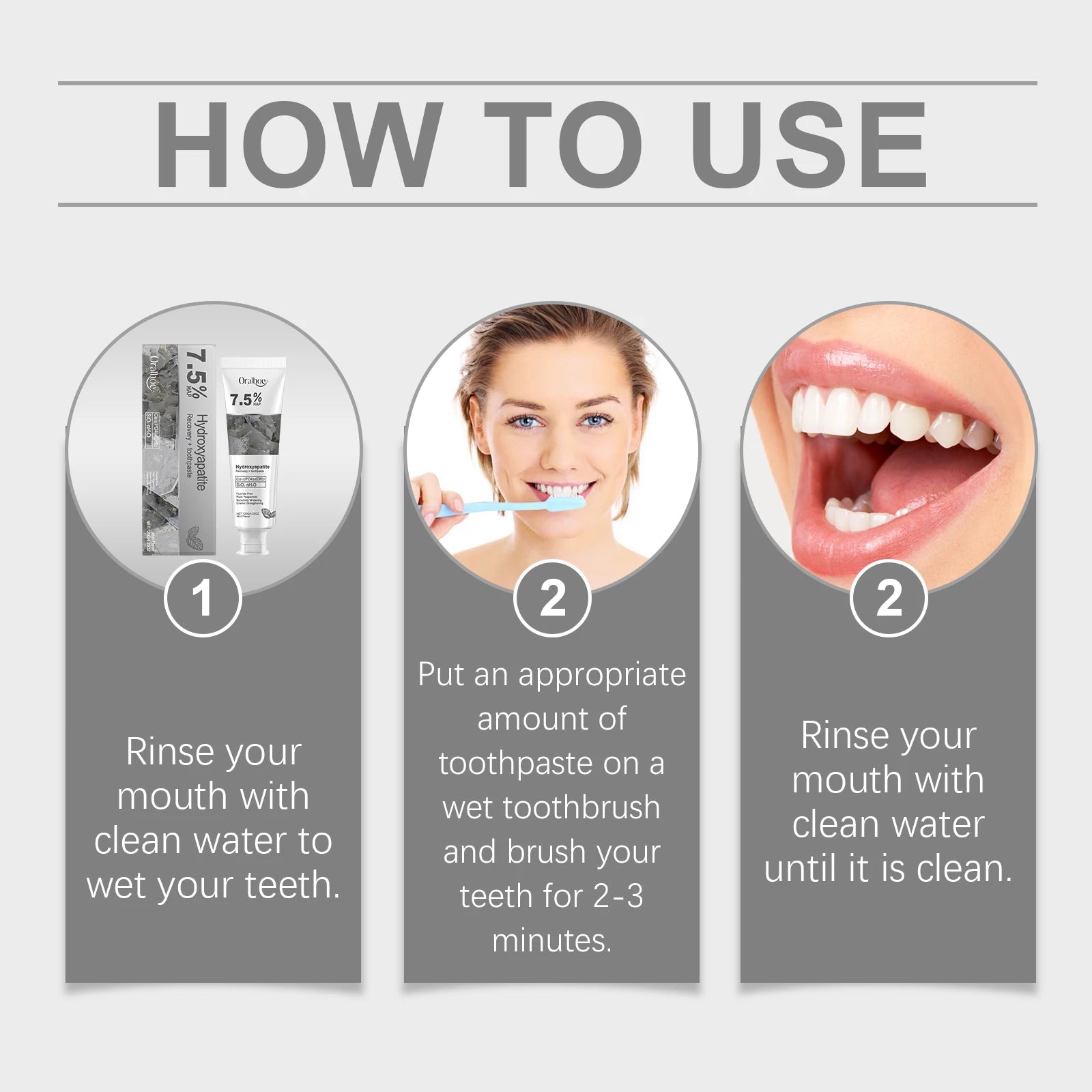 Hydroxyapatite Enamel Repair Whitening Toothpaste for Sensitive Teeth - 17