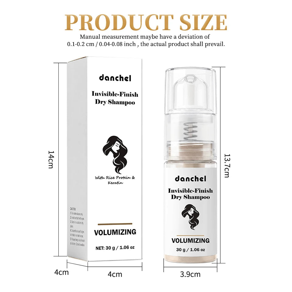 Invisible Dry Shampoo Powder for Instant Volume and Oil Absorption - 15