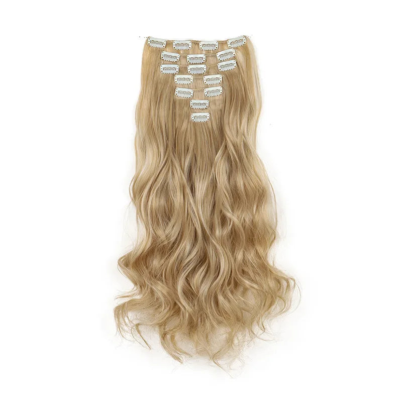 Straight Clip-in Hair Extensions for Instant Length and Volume