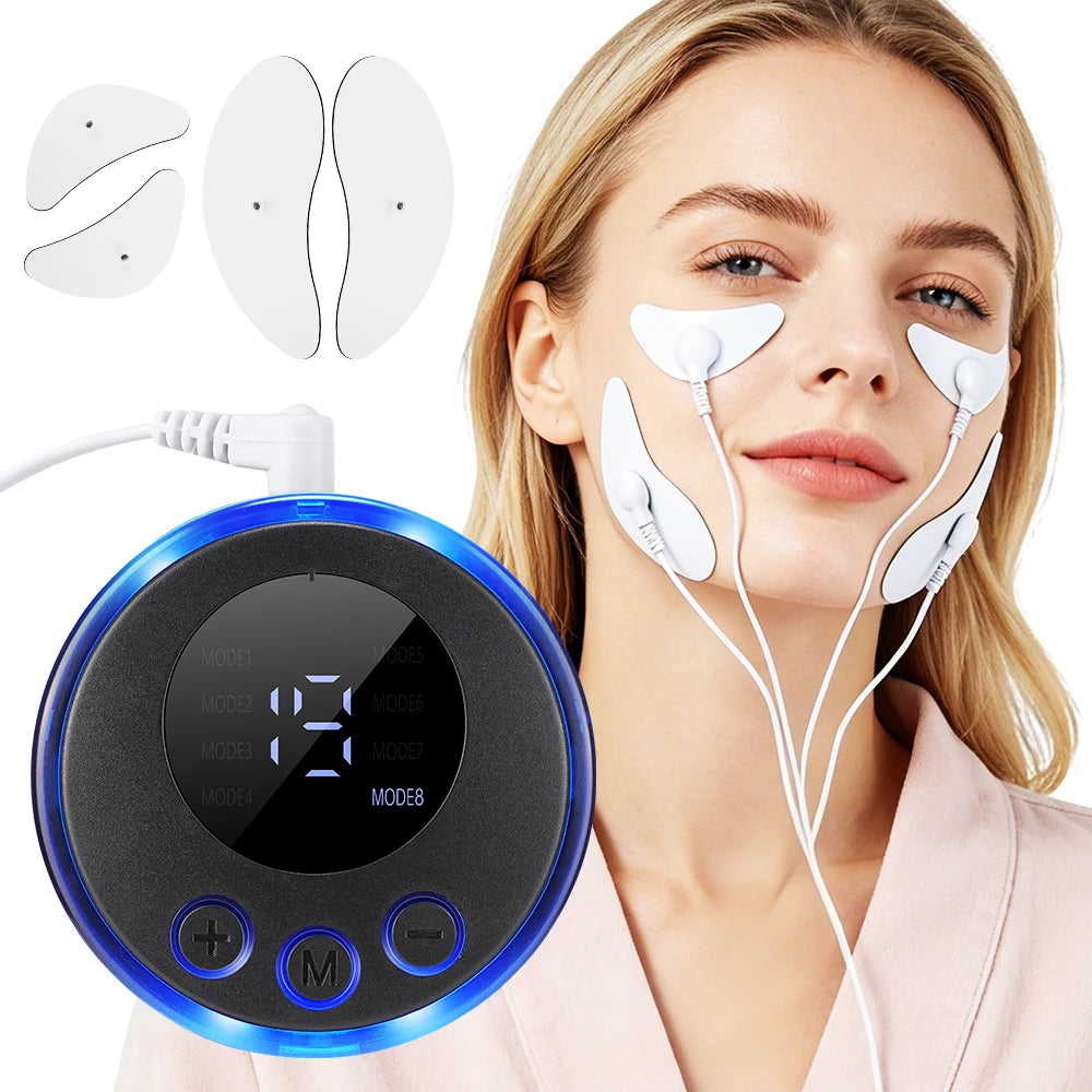 Electric Facial and Eye Massager for Puffiness and Daily Skin Routine - 1