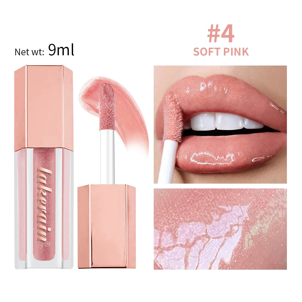 Hydrating Liquid Lip Gloss with Shimmer for Plump and Moisturized Lips - 23