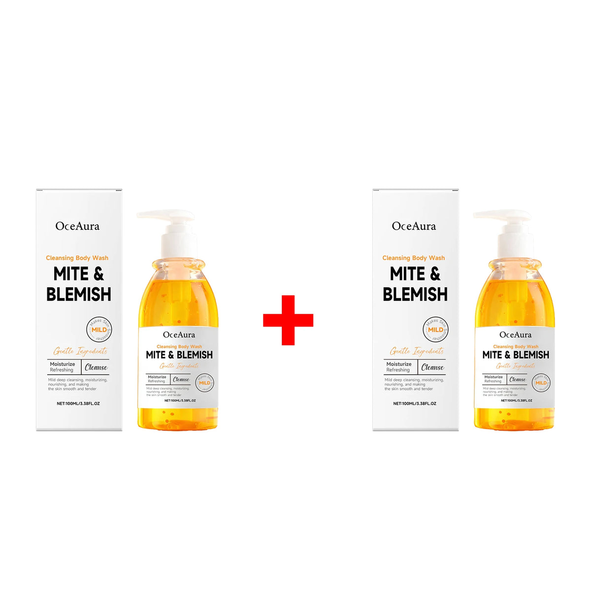Anti-Mite and Acne Control Cleansing Body Wash for Oily Skin
