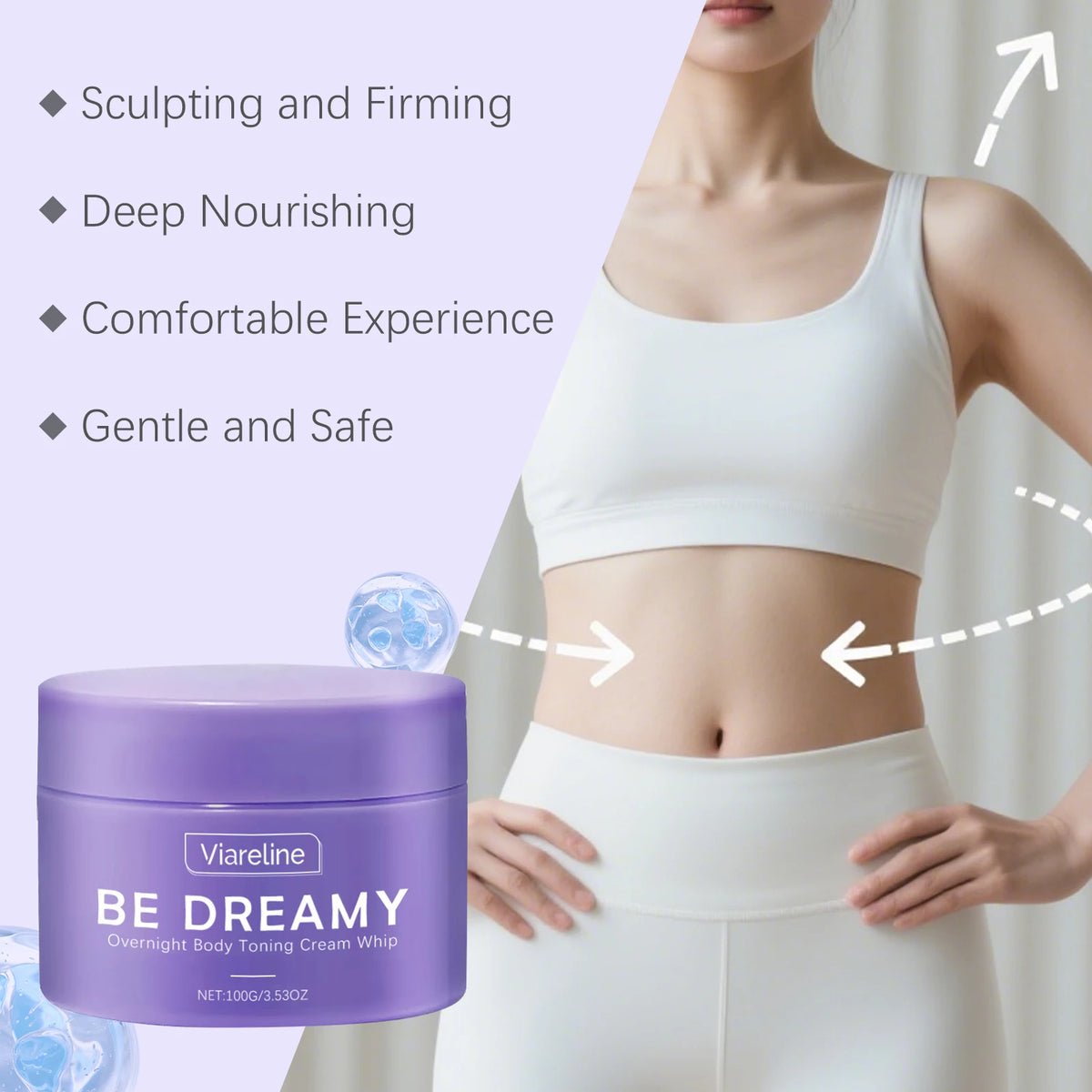 Firming and Tightening Body Cream for Sculpted Skin and Toned Curves