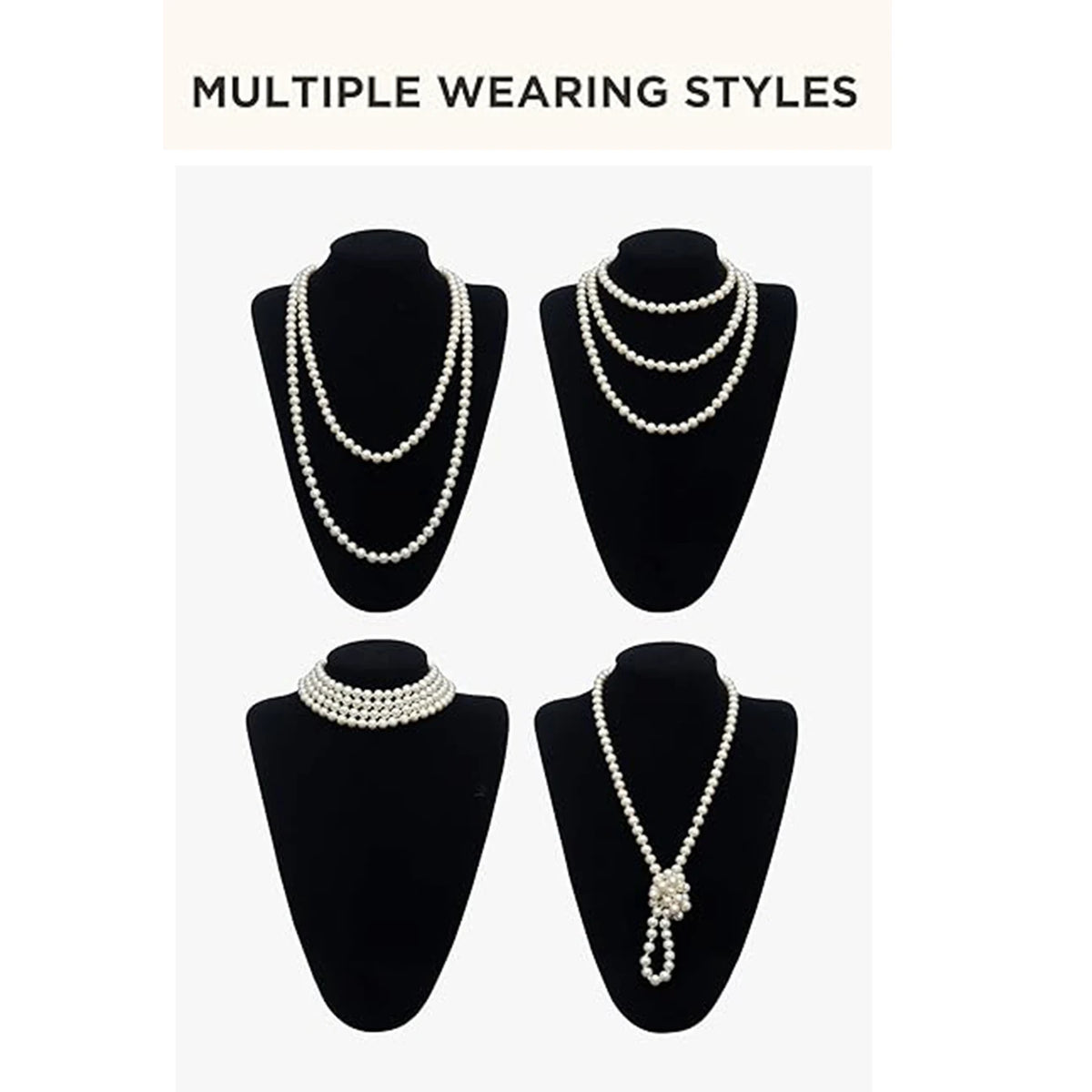 1920s Flapper Costume Accessory Set for Themed Parties