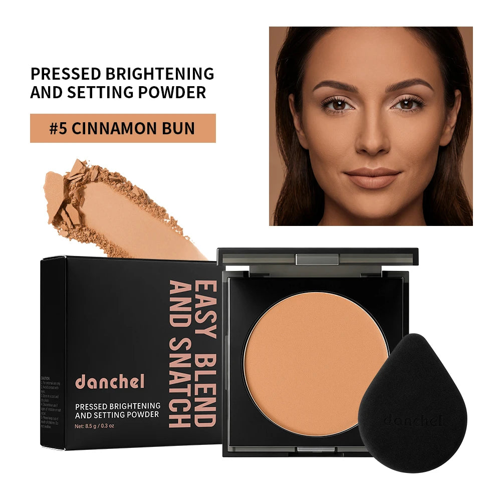 Oil Control Matte Pressed Powder for Flawless Long Lasting Face Makeup