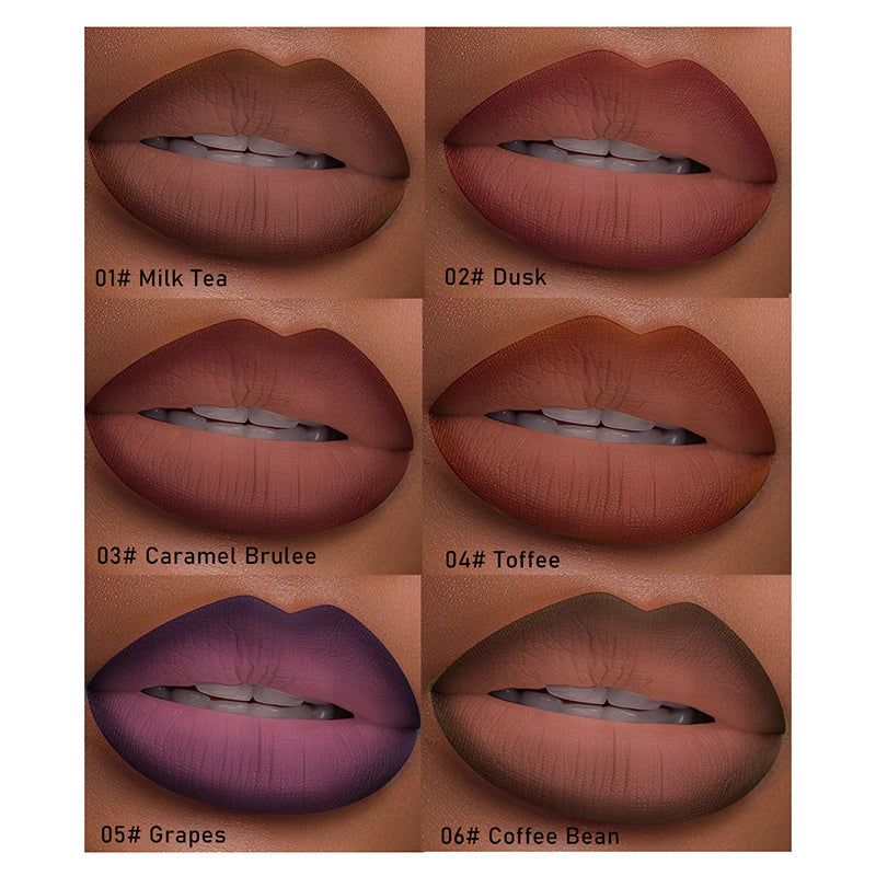Velvet Matte Lip Liner Pencil for Long-Lasting Waterproof Lip Contouring - 4