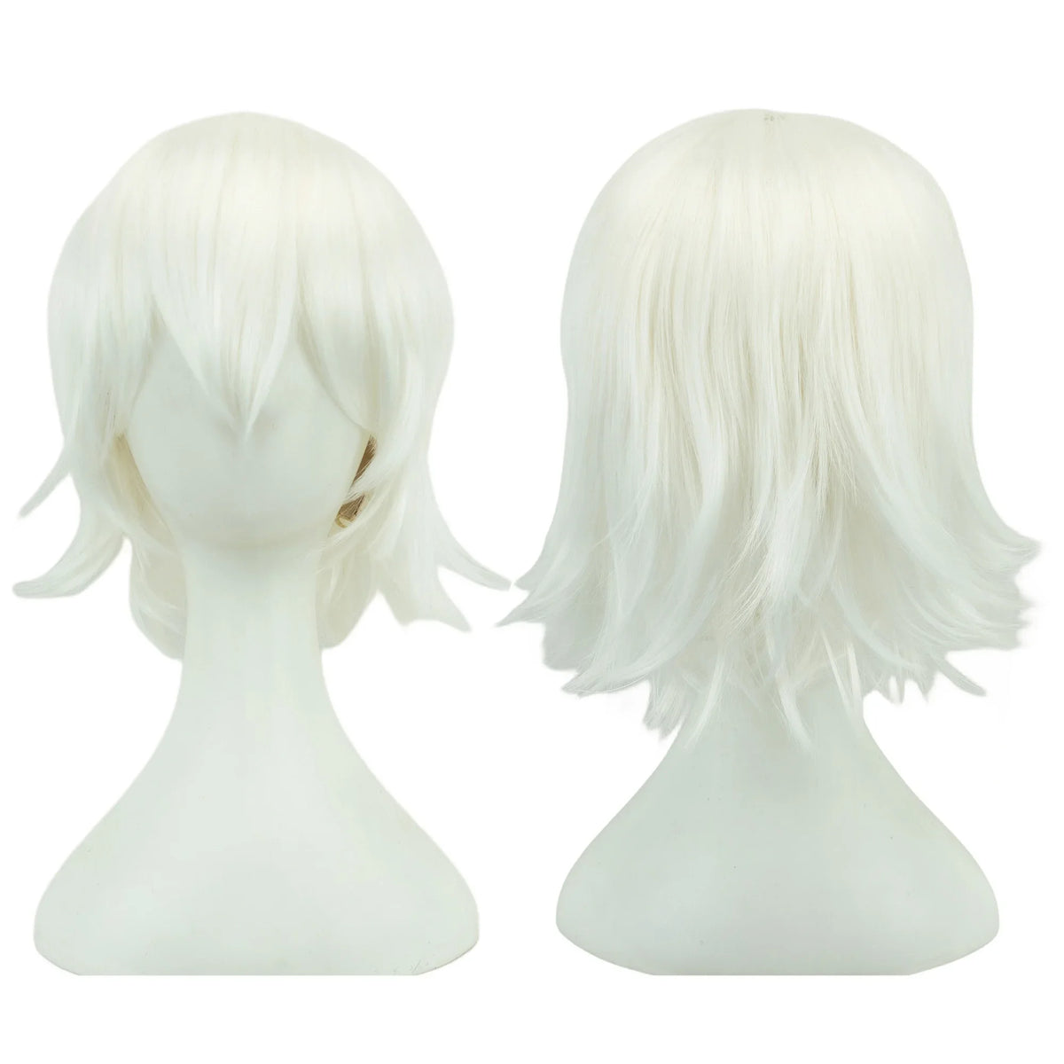 Short Bob Cosplay Wig with Bangs for Halloween and Costume Parties