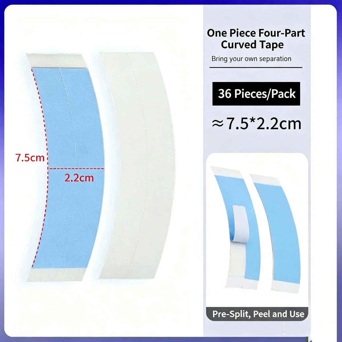 Waterproof Double-Sided Adhesive Tape for Lace Wigs and Toupees