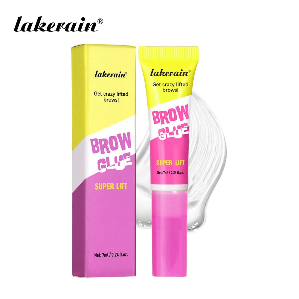 Long-Lasting Eyebrow Lamination Gel with Built-In Styling Comb