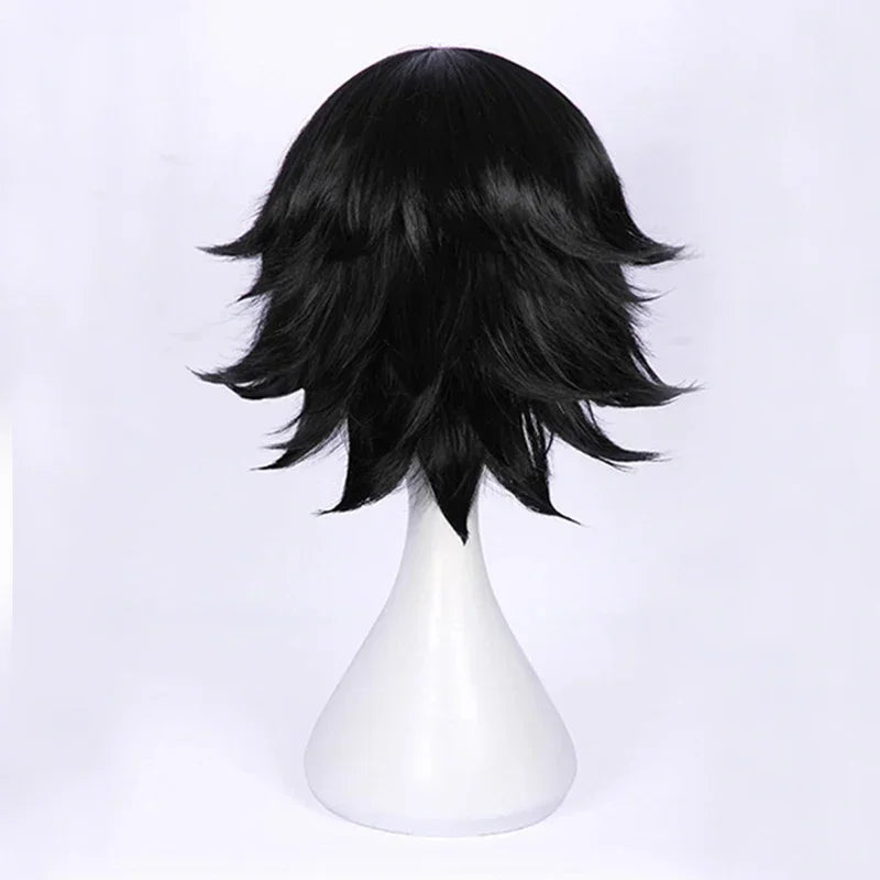 Short Brown Cosplay Wig for Anime Character Styling - 7