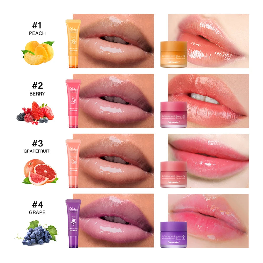 Hydrating Lip Repair Balm and Overnight Recovery Sleeping Mask Set - 2