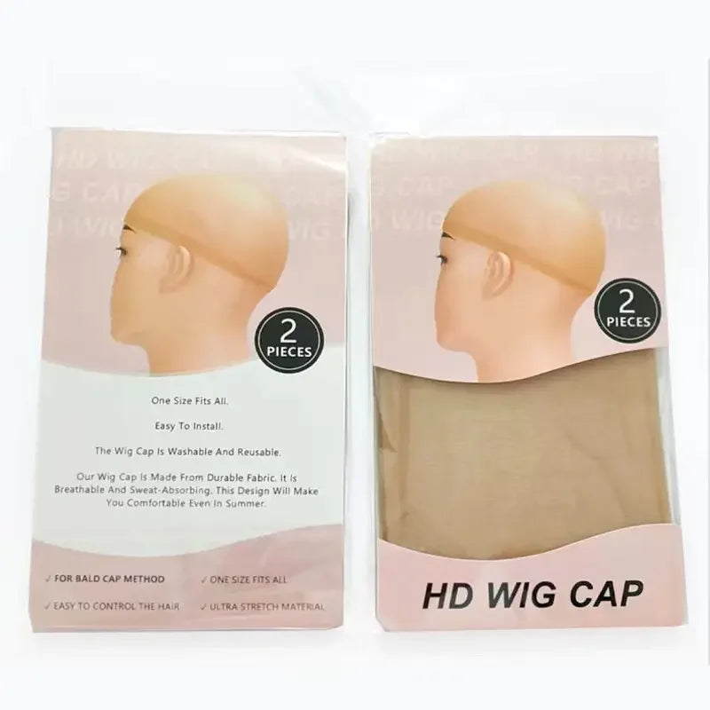 Invisible HD Wig Caps for Seamless Lace Front Wig Application - 2