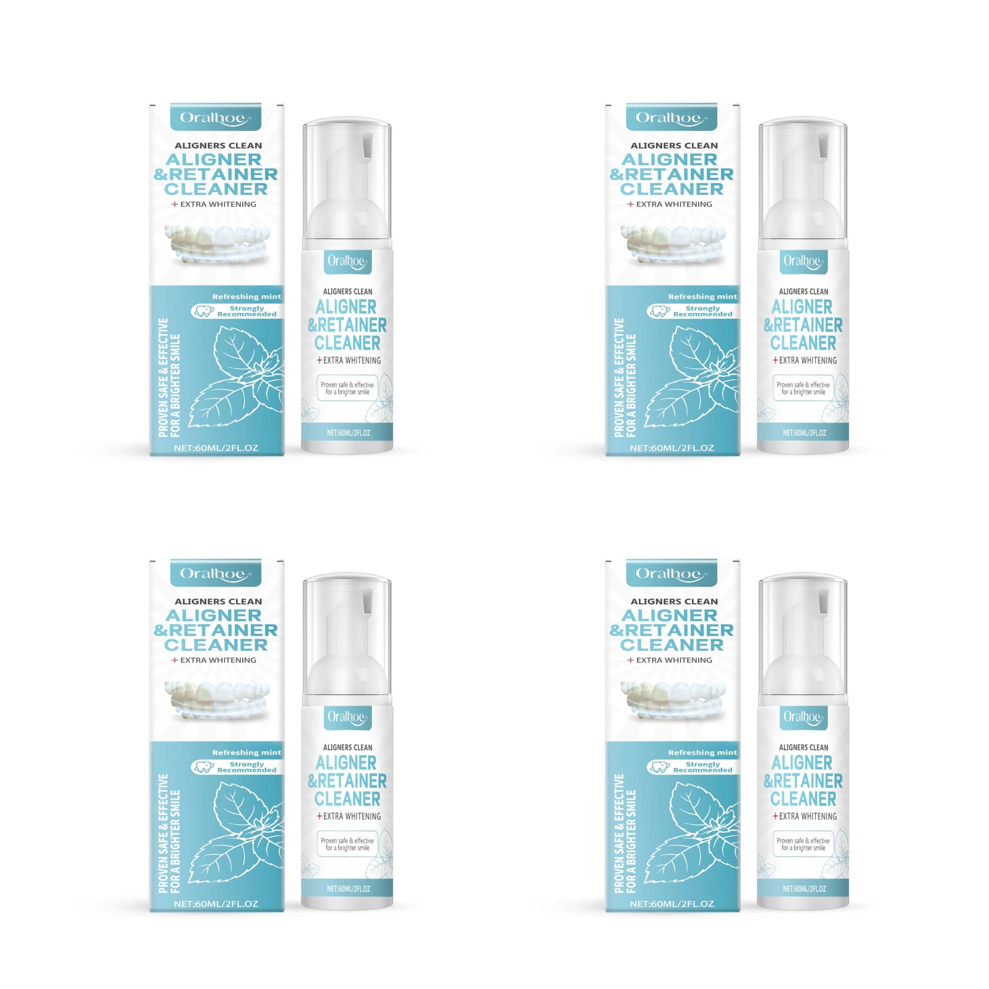Refreshing Aligner and Retainer Cleaning Foam for Daily Oral Hygiene - 16