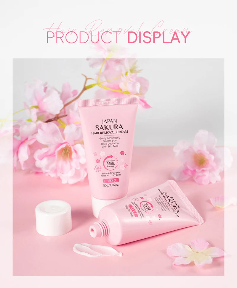 Painless Gentle Hair Removal Cream for Face and Body - 18
